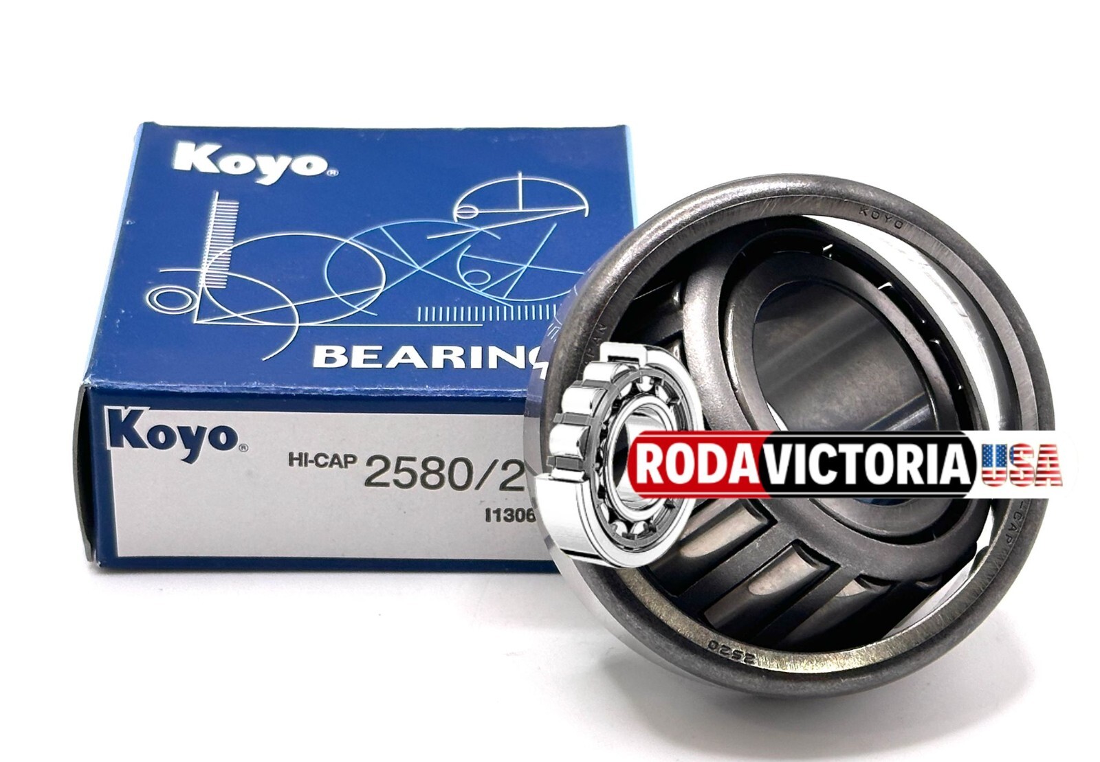 Koyo JAPAN 2580/2520 Tapered Roller Bearing Premium Brand 31.750×66.421×25.4mm