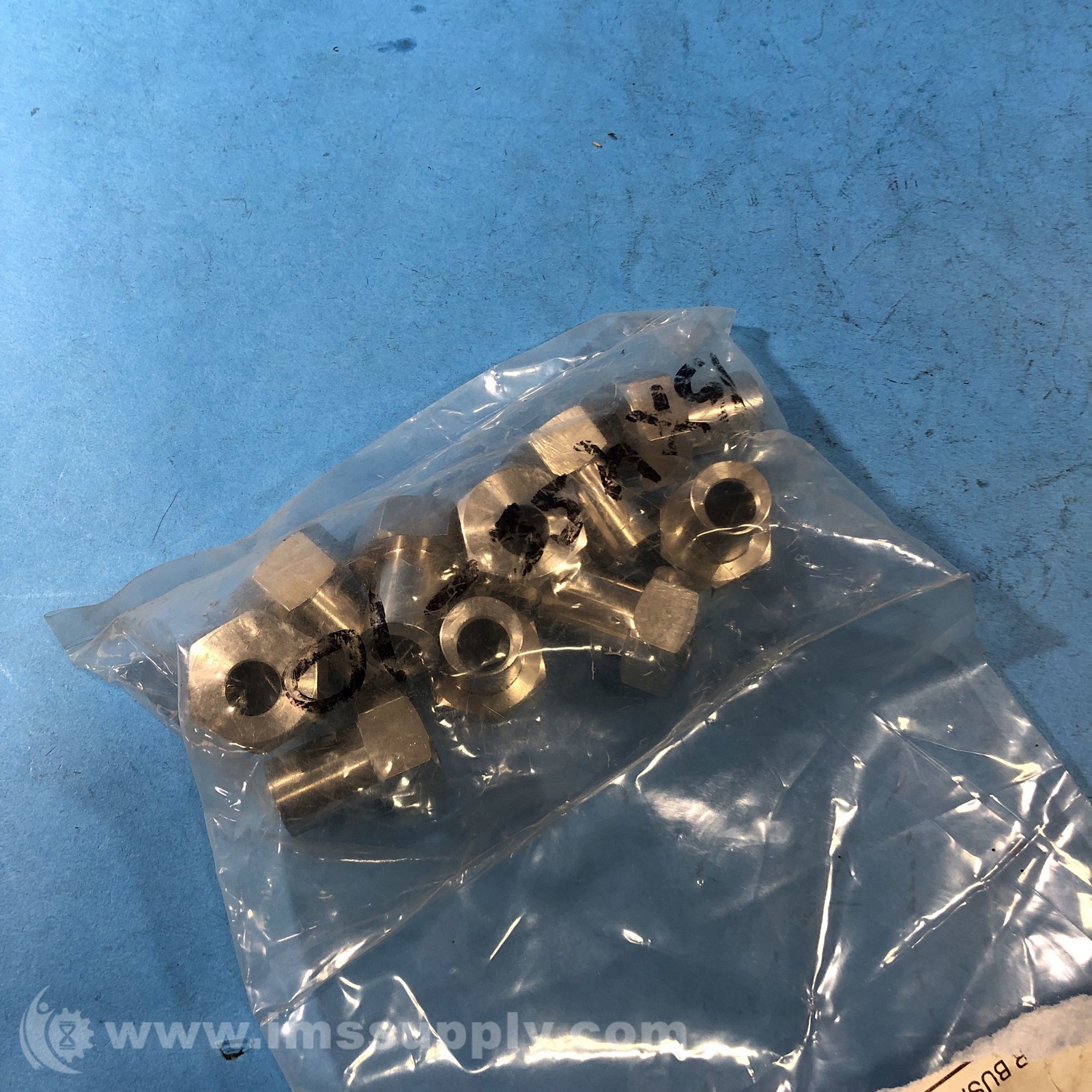71073 Pack of 10 Hex Steel Flanged Bushings FNFP