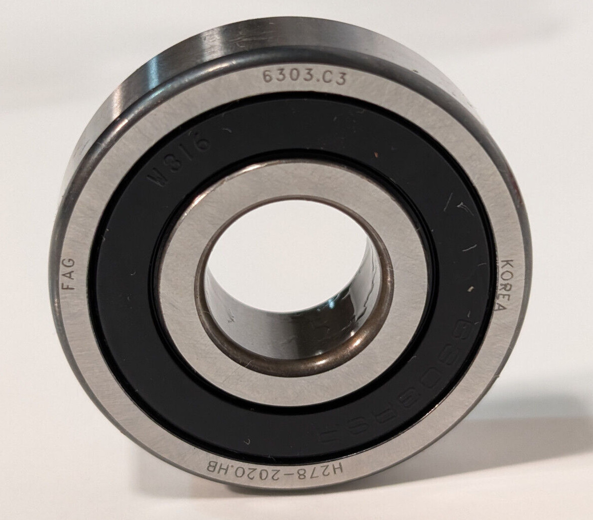Lot of 4: FAG 6303.C3 Deep Groove Bearings, H278-2020.HB, 05101220