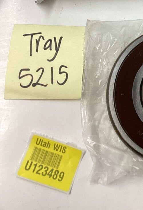 (QTY 2) NACHI Bearings Brand Rubber Ball Bearing 6312-2NSE 60mmX 130mX31mm