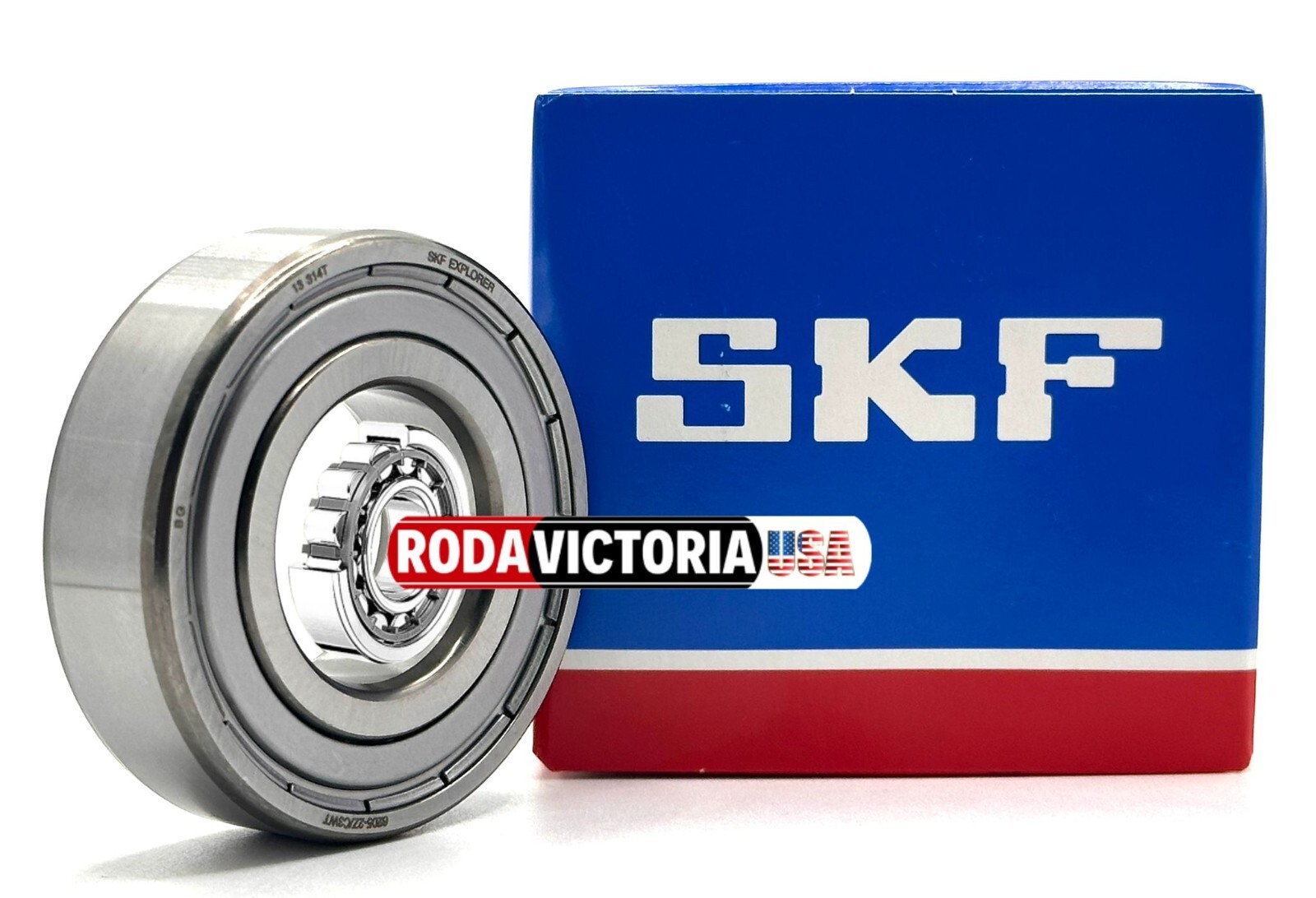 SKF 6205 ZZ/C3 WT DEEP GOOVE BALL BEARING, METAL SHIELDED 25x52x12mm UP to 160°
