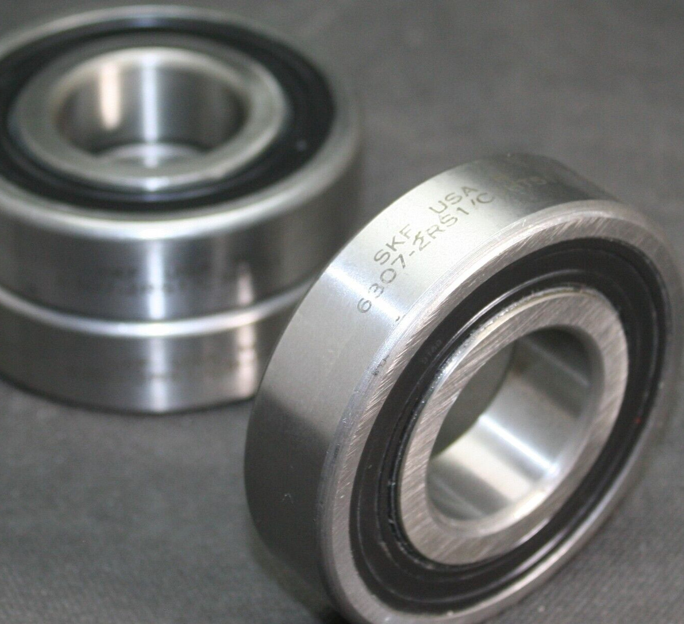 Three (3) SKF 6307 2RS1/C3HT51 Deep Groove Bearing 35MM ID USA