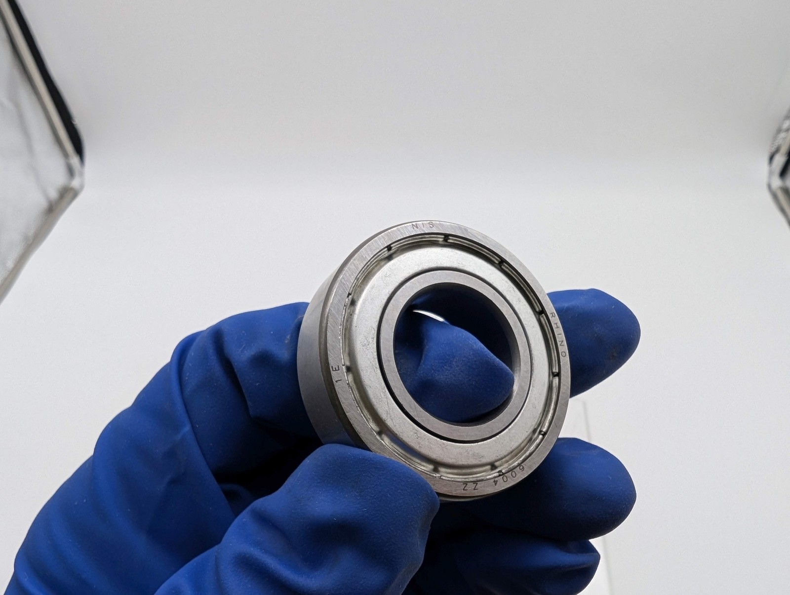 NIS Rhino 6004 ZZ Roller Ball Bearing 20mm ID 42mm OD 12mm Width