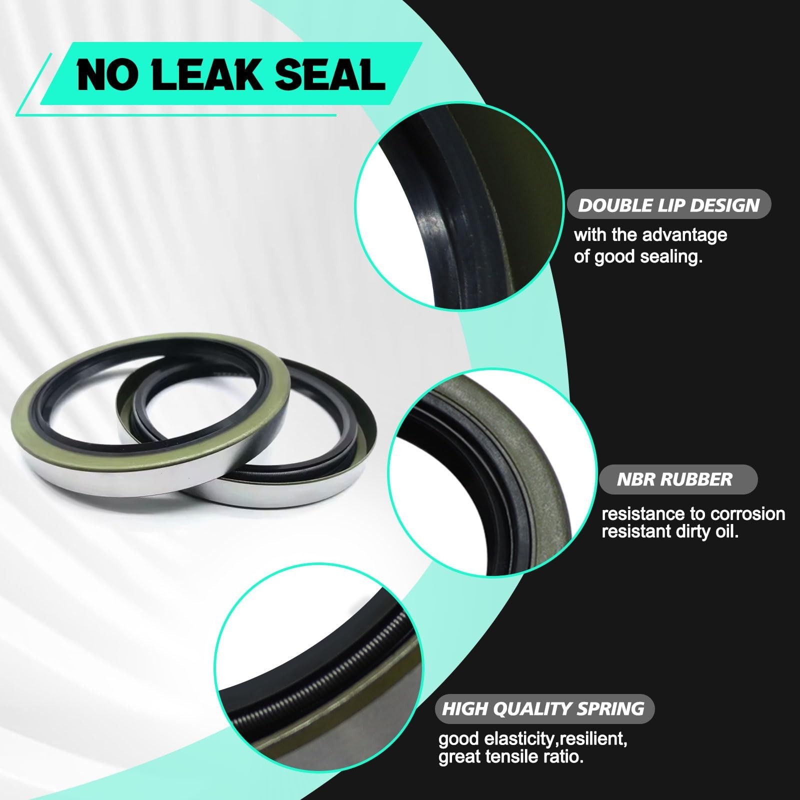 2 Set Boat Trailer Axle Bearing Kits L44643/L44610 and 12192TB Seals OD 1.980…