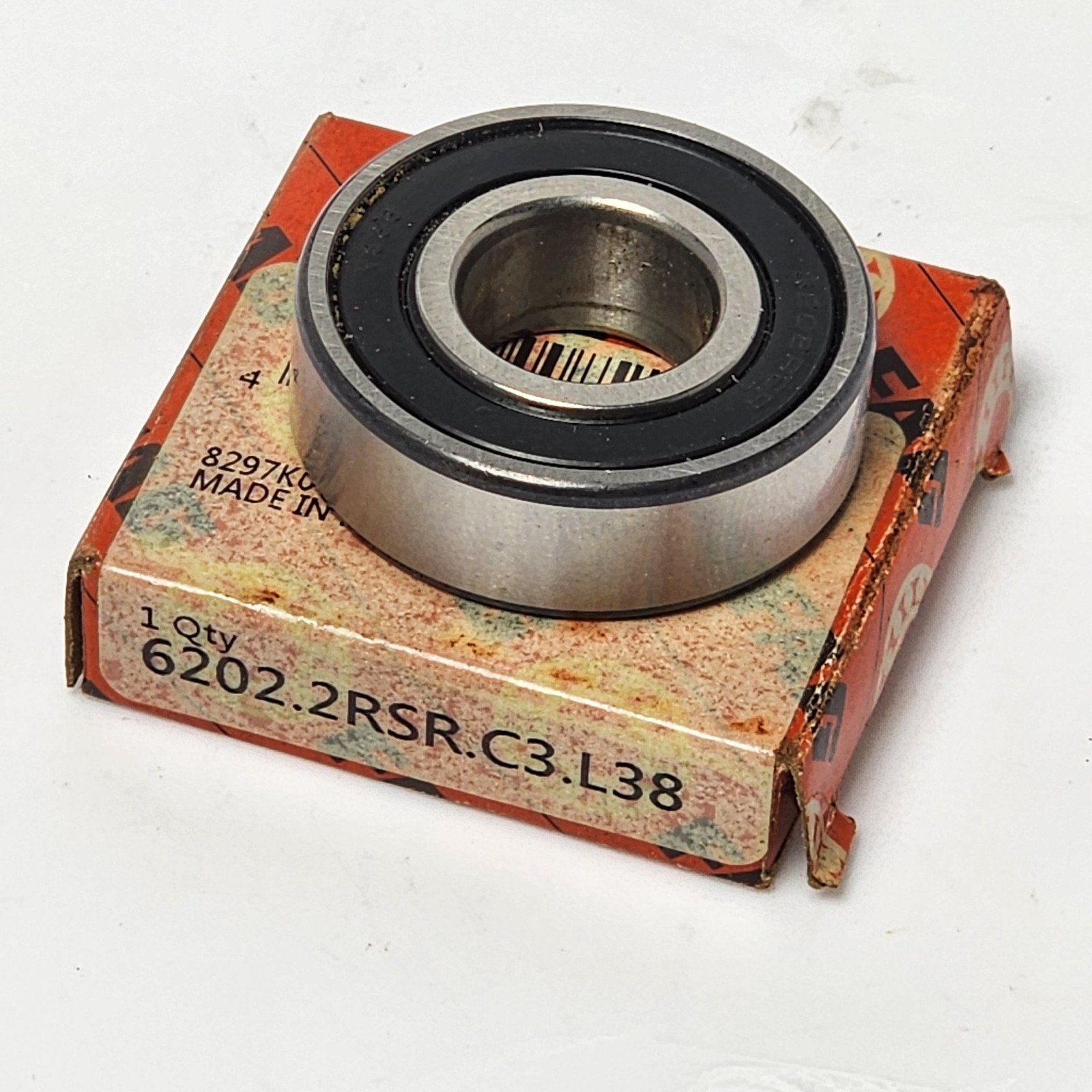 New FAG 6202 2RSR C3 L38 / 6202-2RSR-C3-L38 Ball Bearing 15x35x11mm