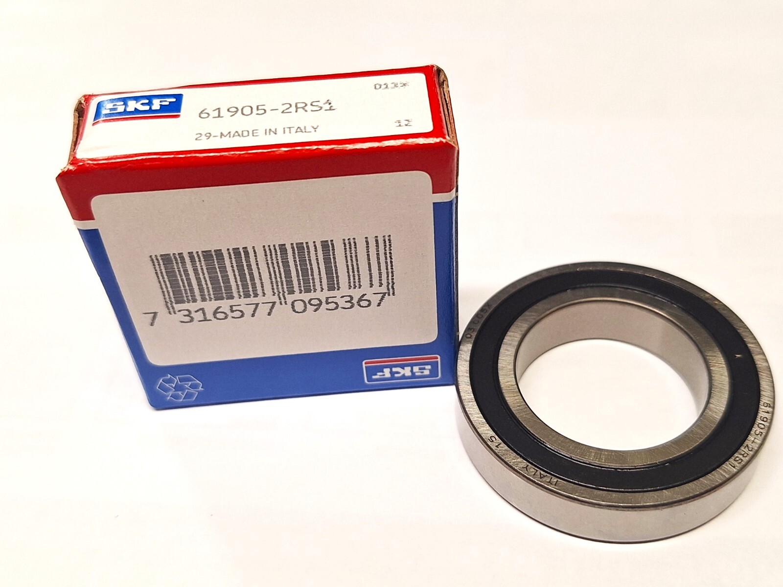 Lot of 5 pc. SKF 61905-2RS1 Thin Section Deep Groove Bearing 25X42X9mm