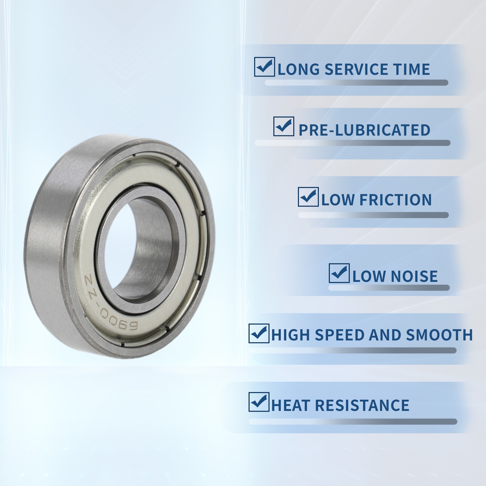 6900ZZ Deep Groove Ball Bearings 10x22x6mm 1 Pc Scooter Skateboard Wheel