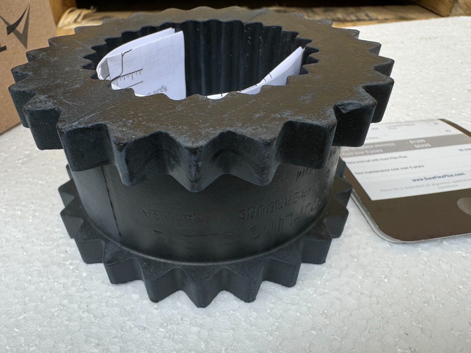 TB Woods 7JE Sure-Flex Sleeve Coupling Insert,7JE ,Epdm Rubber