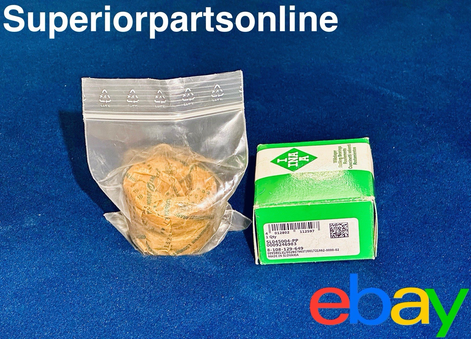 *NEW* INA SL045004-PP Sealed Roller Bearing 20mm X 42mm X 30mm INA SL04 5004 PP