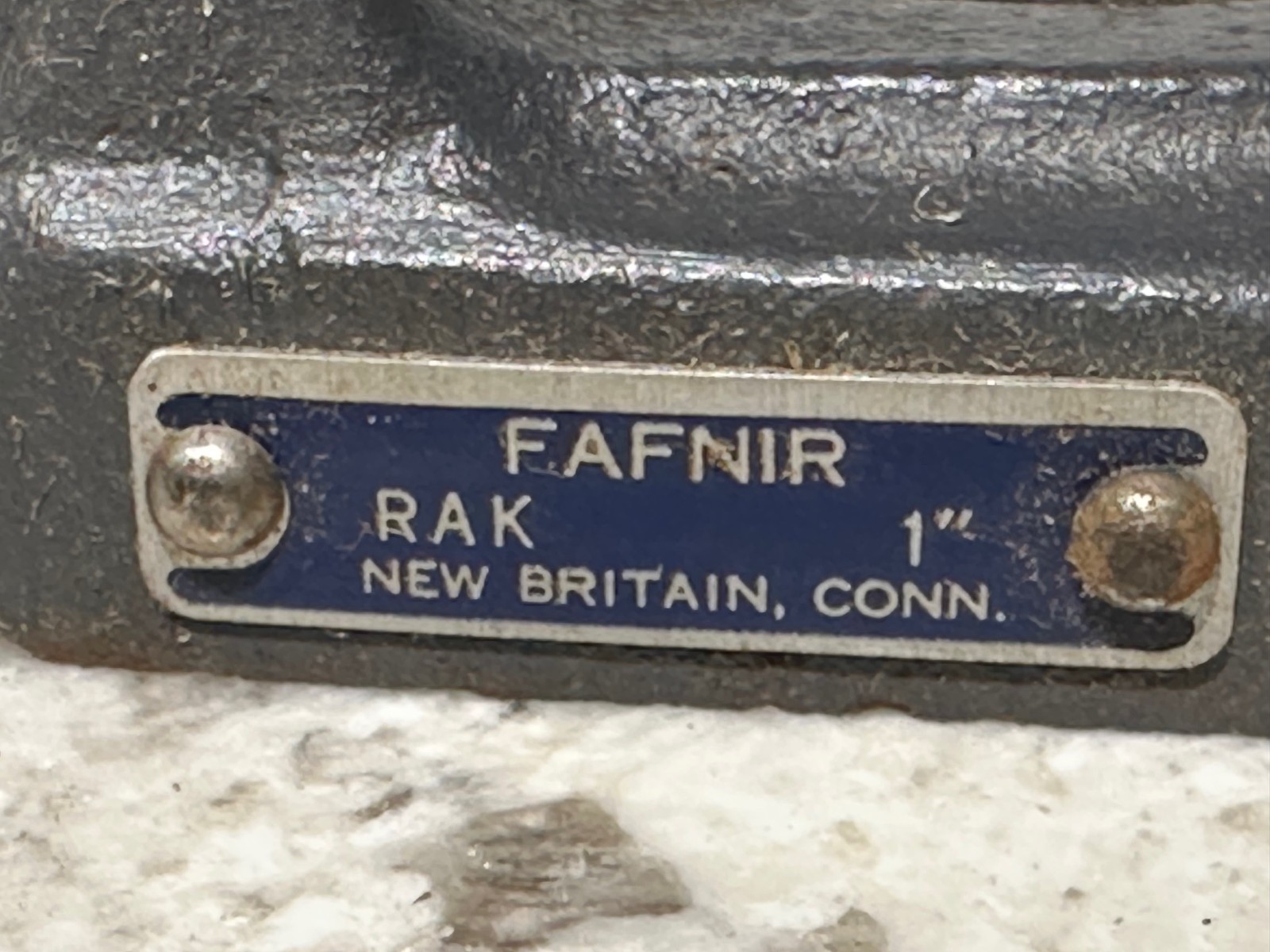 FAFNIR BALL BEARINGS RAK 1″ Vintage Pillow Block Bearing NOS in Box Made in USA