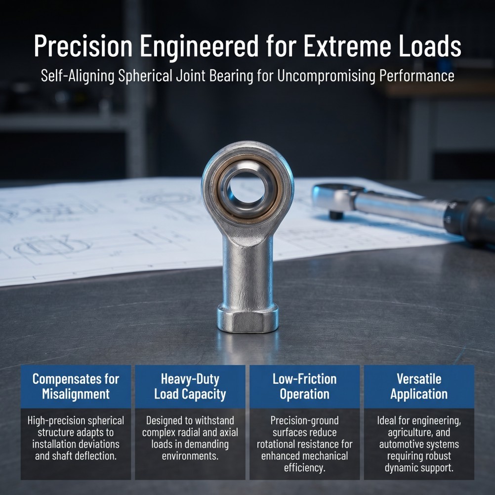 Fisheye Rod End Bearings Ball Joint for Ends Radial Heavy-duty Use