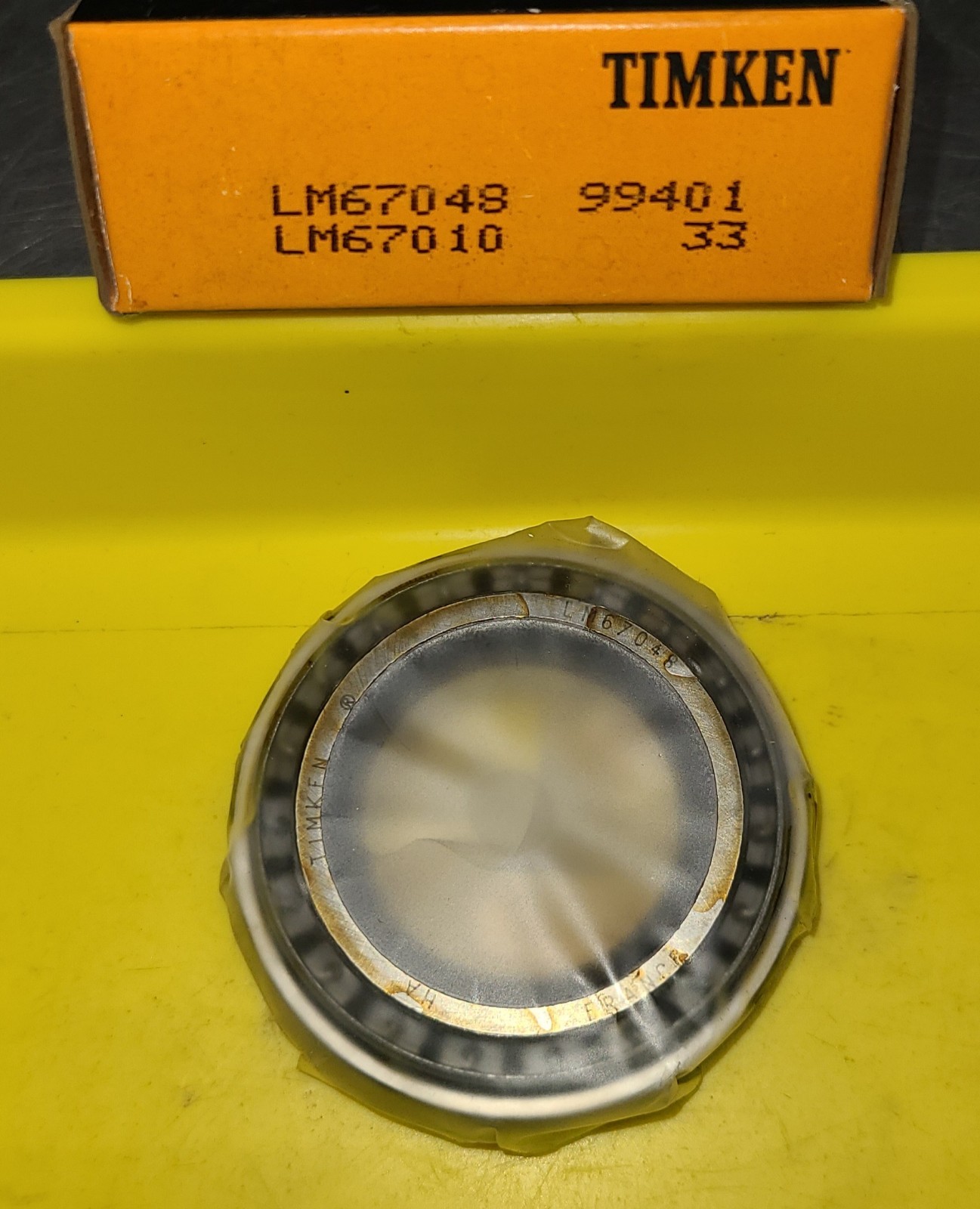 Timken LM67048/LM67010 Tapered Roller Bearing Set, 1.25″ Bore, 2.328″ OD