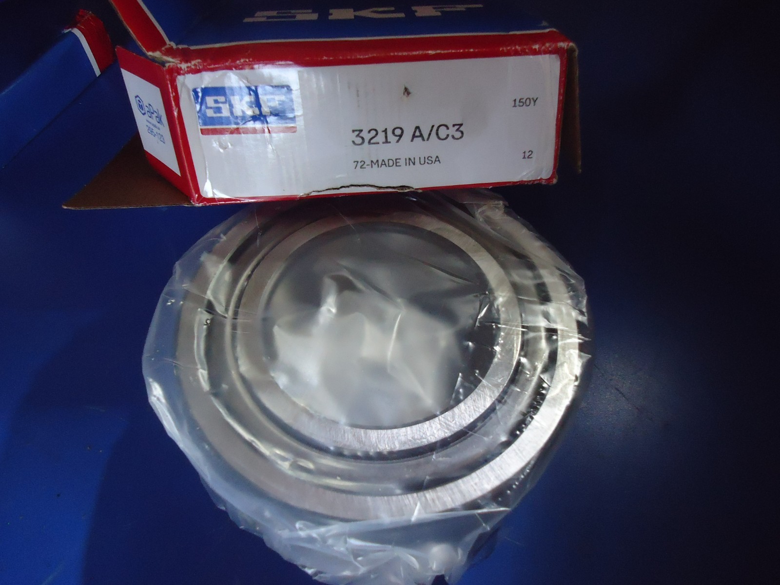 SKF 3219 A/C3 Double Row Angular Contact Ball Bearing