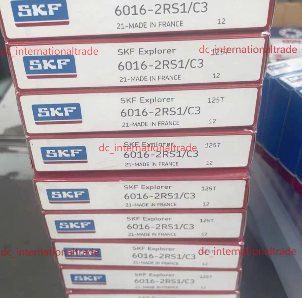 NEW SKF 6016-2RS1/C3 single row deep groove ball bearing 1PCS #NN