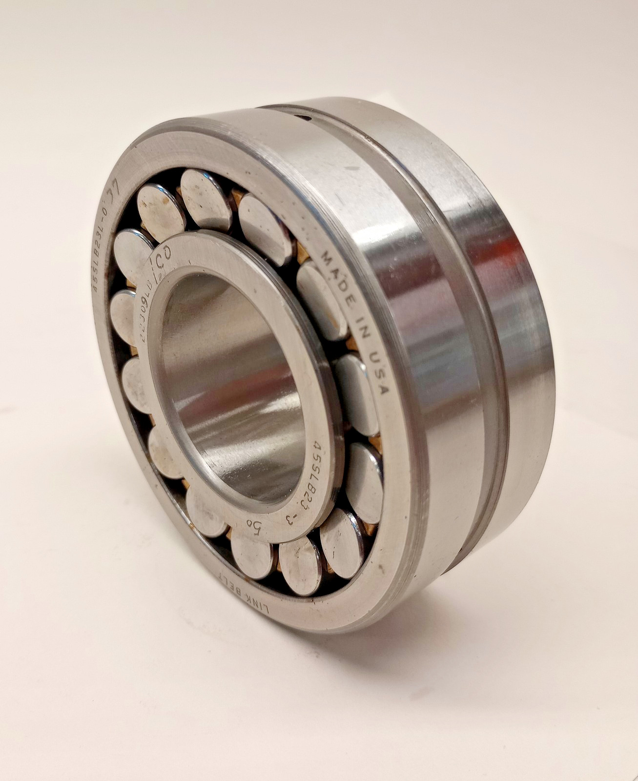 Link-Belt 22309LBW33C0 Spherical Bearing brass USA 45x100x36mm 22309LB-W33-C0