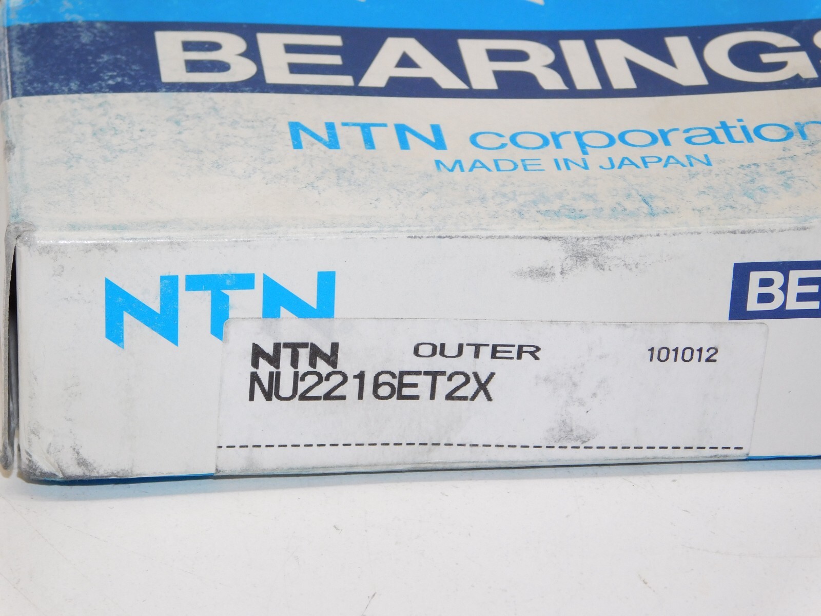 New NTN NU2216ET2X Outer Cylindrical Roller Bearing 101012 in Box Made in Japan