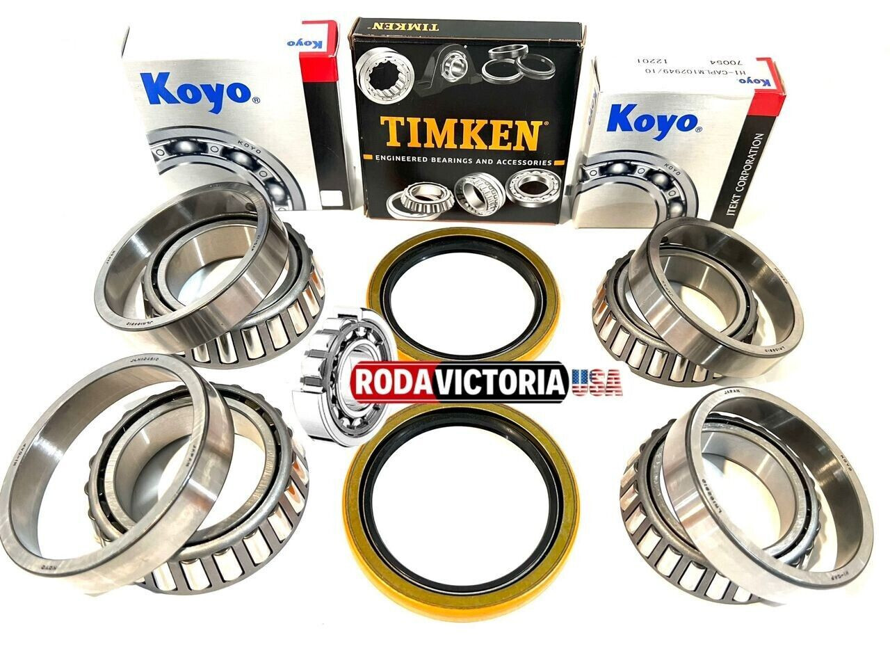 KOYO FRONT WHEEL BEARING & SEAL FOR 1986-1995 TOYOTA 4RUNNER T100 4WD PAIR