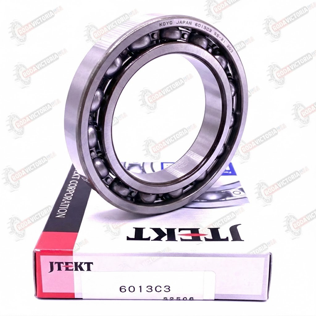 KOYO 6013 C3 Deep groove Ball Bearing, Open Type, No Seals 65x100x18 mm