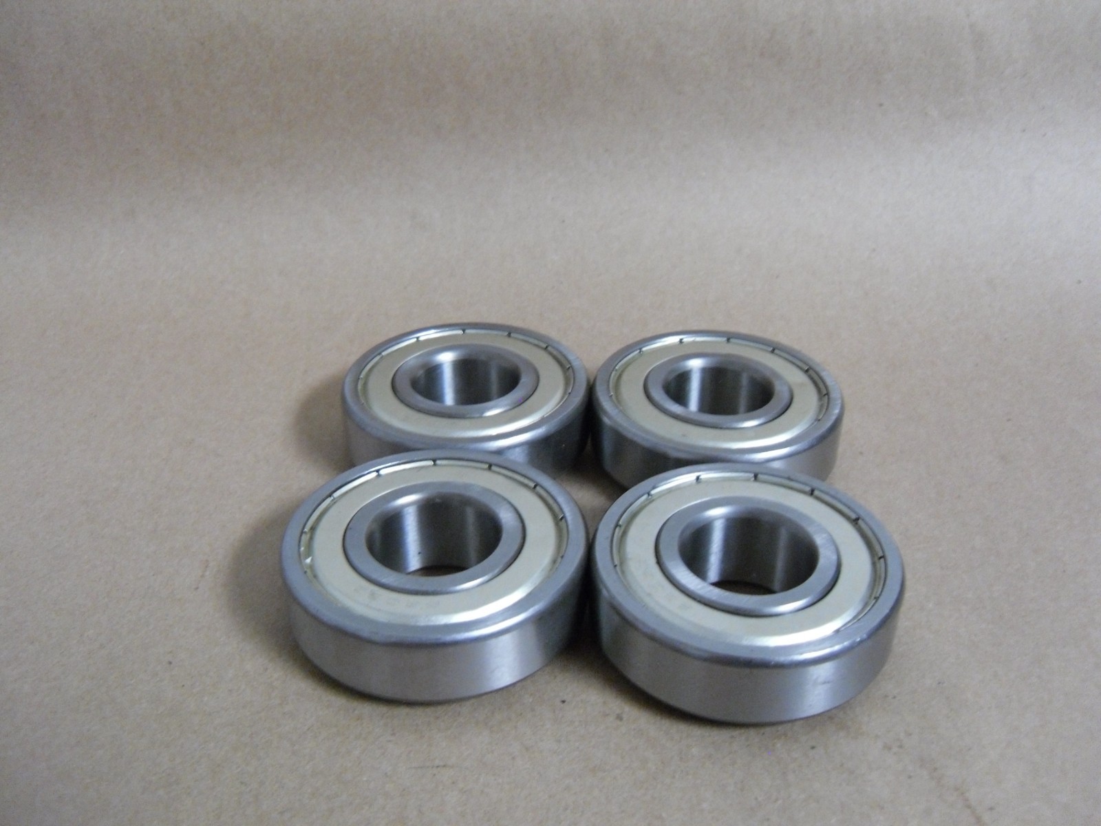 (Qty 4) BALL BEARING W/ EXTENDED INNER RING 25X62X17 MM 20.9 LENGTH THR