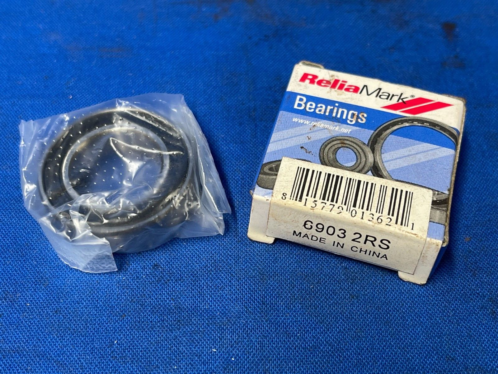 RELIAMARK DEEP GROOVE BALL BEARING 6903-2RS 17MM ID 30MM OD 7MM WIDTH CHINA