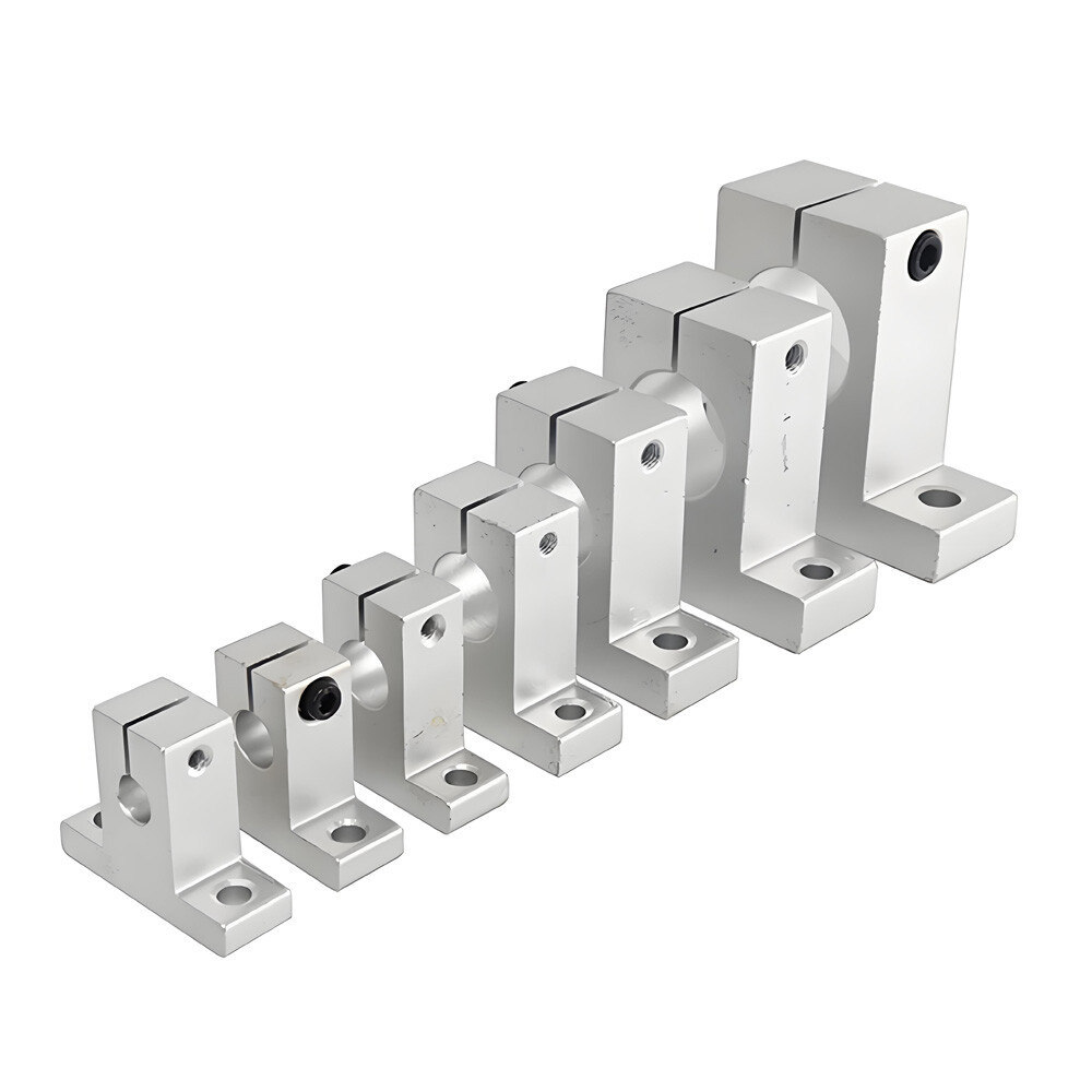 SK8-SK35 Miniature Non-Adjustable Center Housing+ Bearing 3mm 4mm to 20mm Bore