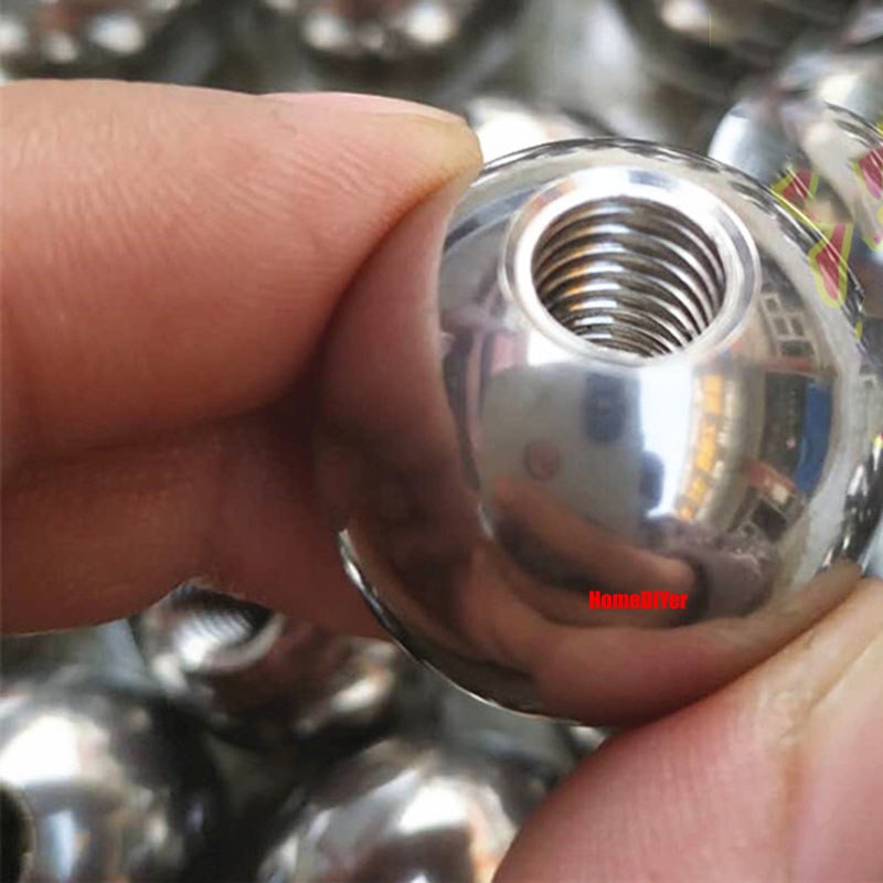 Stainless Steel Blind Hole Ball With Thread M2-M12 Drilling Balls Dia 5mm~30mm