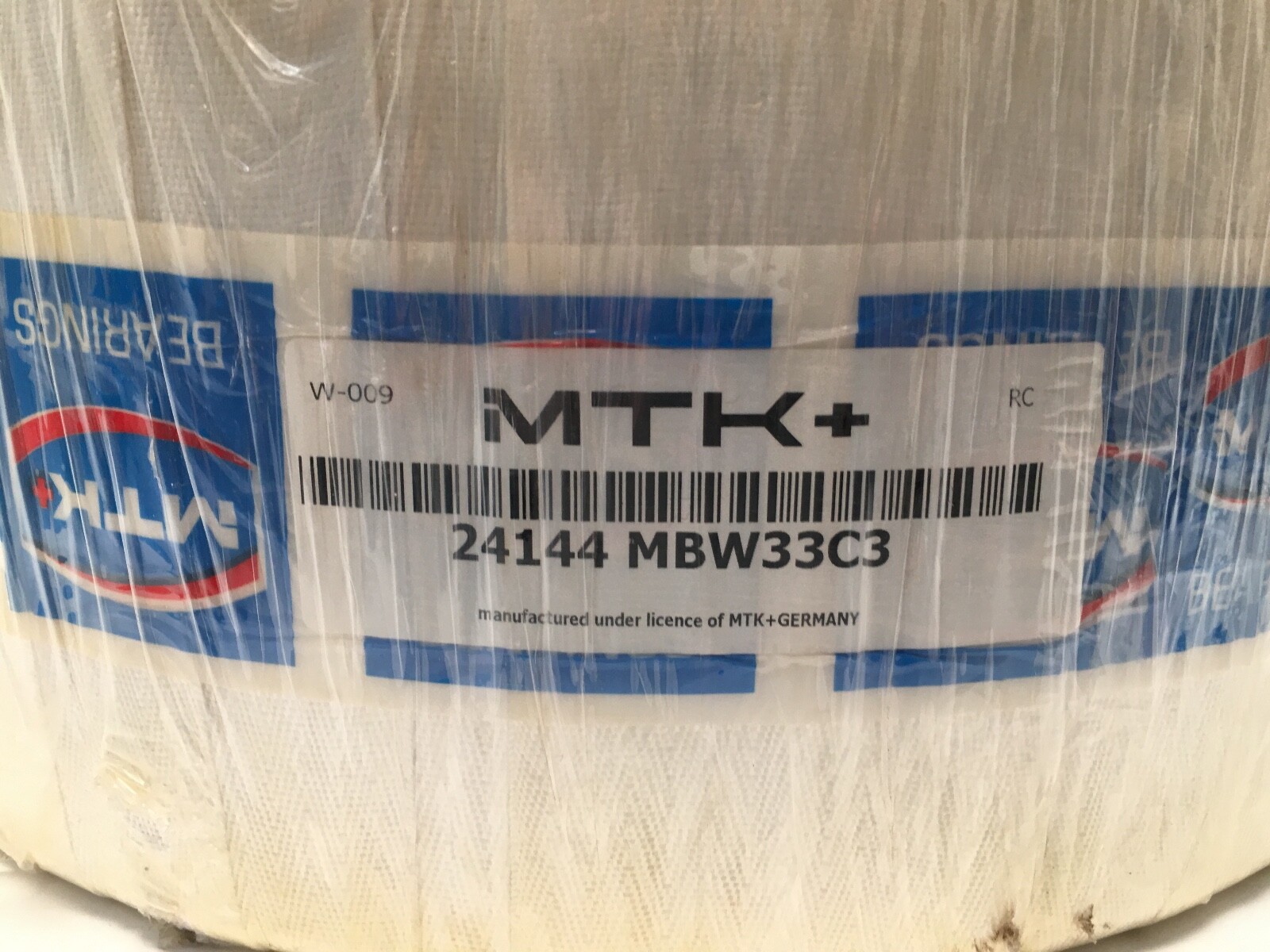 MTK 24144-MBW33C3 Spherical Roller Bearing 220x370x150mm 24144 MB W33 C3 Germany