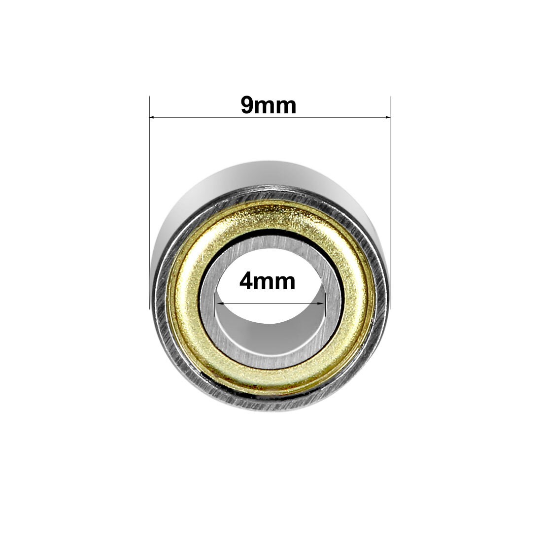 20Pcs Deep Groove Ball Bearing 684ZZ Double Shield 4mm ID 9mm OD 4mm Thick