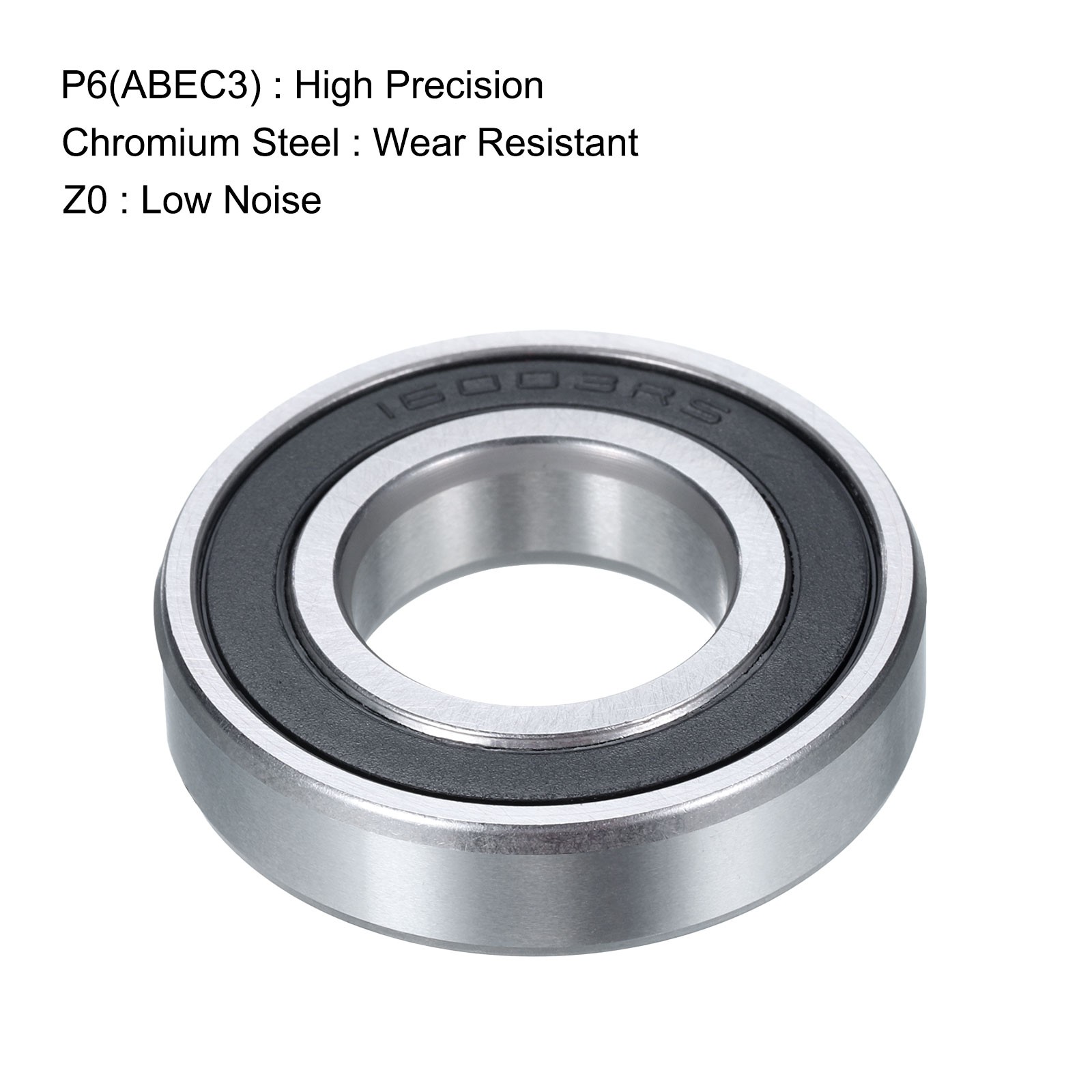 4Pcs 16003-2RS Deep Groove Ball Bearing 18x35x8mm Double Sealed Bearing Z0