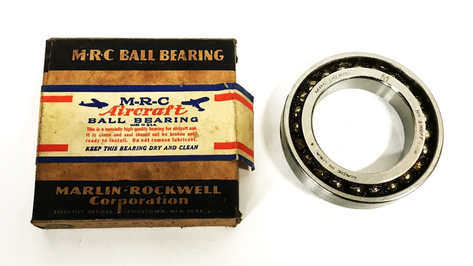MRC Angular Contact Ball Bearing 110KR1 NOS