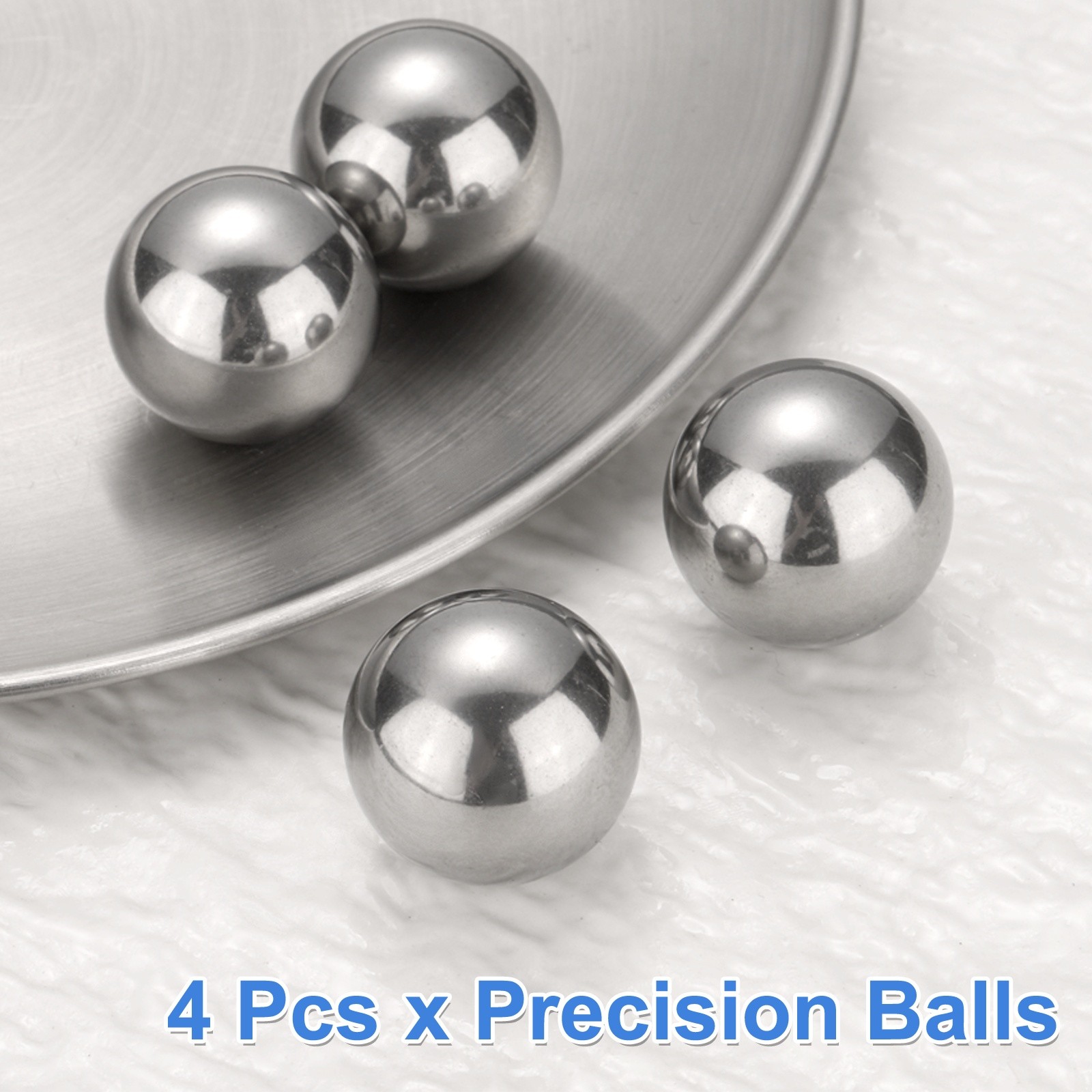 4Pcs Precision Balls 22.225mm Diameter 316 Stainless Steel G1000 Bearing Balls