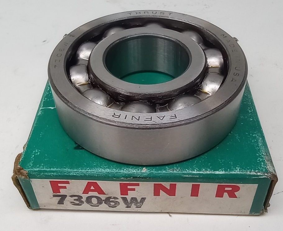 Fafnir 7306W Angular Contact Ball Bearing 30X72X19mm 7306-W
