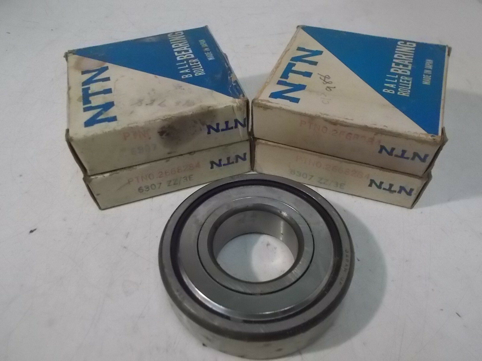 (4) NIB NTN 6307 ZZ/3E Roller Ball Bearings