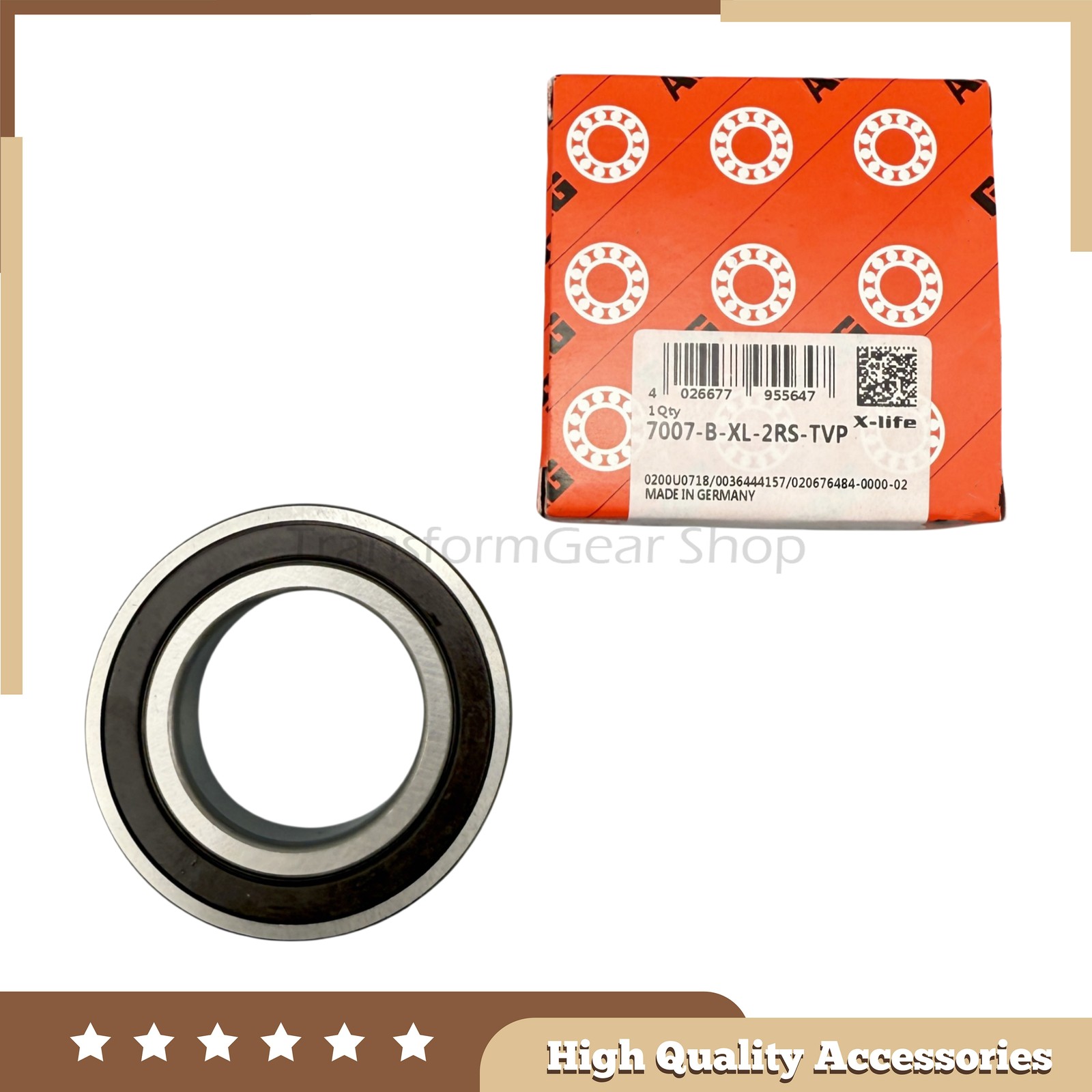NEW 35x62x14 mm Angular Contact Ball Bearing Fits FAG 7007-B-XL-2RS-TVP US