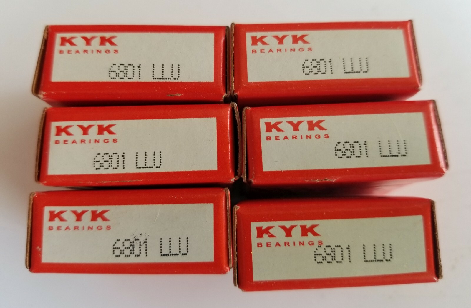 One(1) KYK 6801 LLU Single Row Ball Bearing ~ New