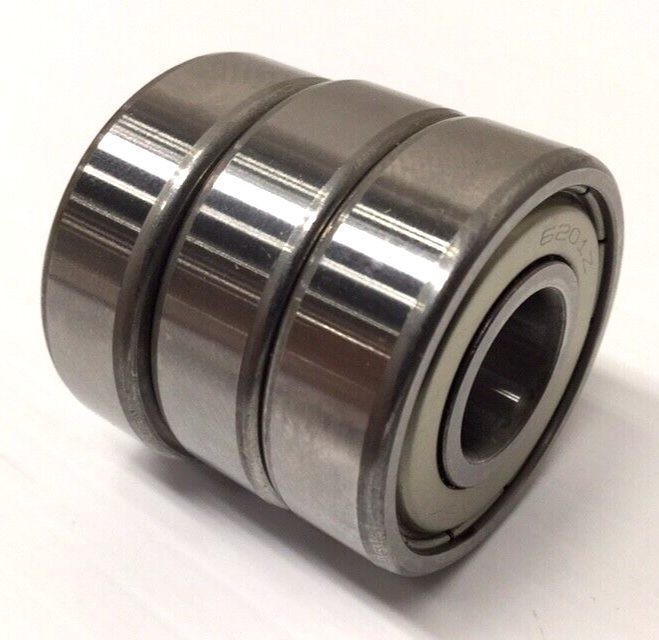 NSK 6201ZZ Ball Bearing 12mm ID 32mm OD 10mm Width Double Shielded (Pack Of 3)