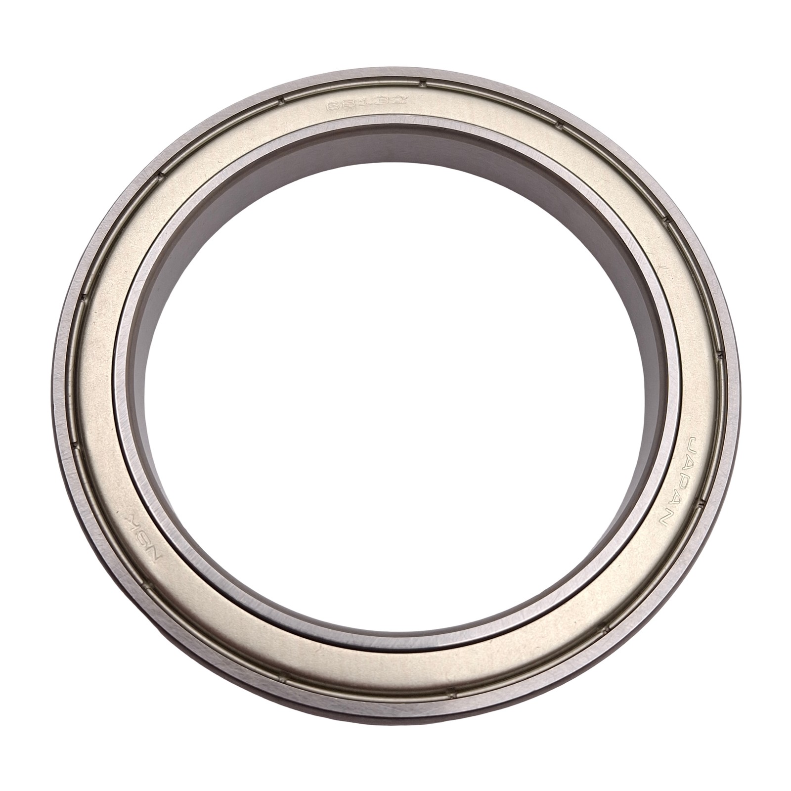 Lot of 2 NSK 6813ZZCM Deep Groove Ball Bearing, ø65mm ID, ø85mm OD, 11.9kN