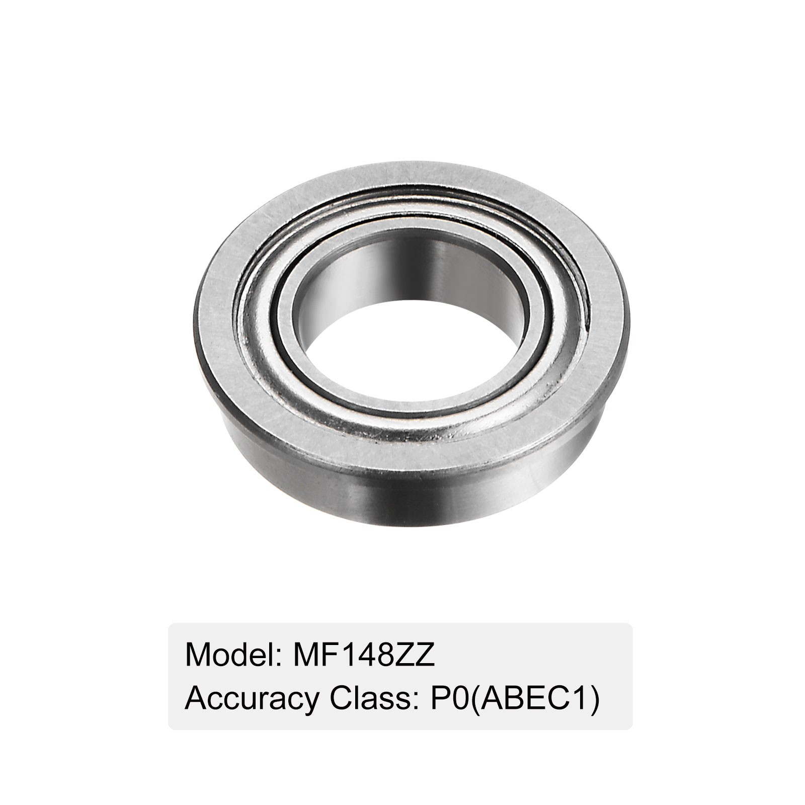 20pcs MF148ZZ Flanged Ball Bearing 8x14x4mm ABEC1 Double-sided Metal Shield