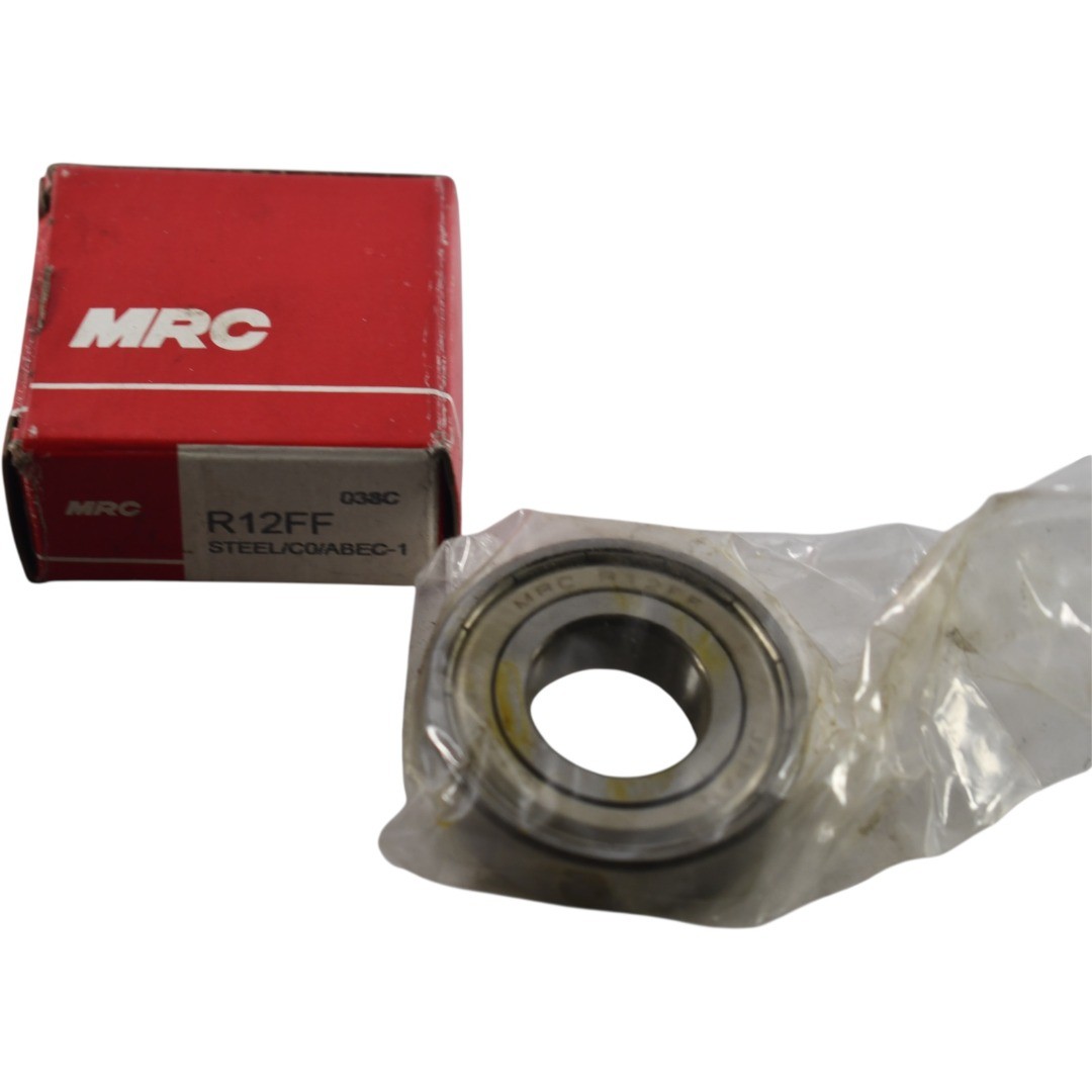 NEW MRC R12FF 3/4 Inch Bore Double Shielded Deep Groove Radial Ball Bearing