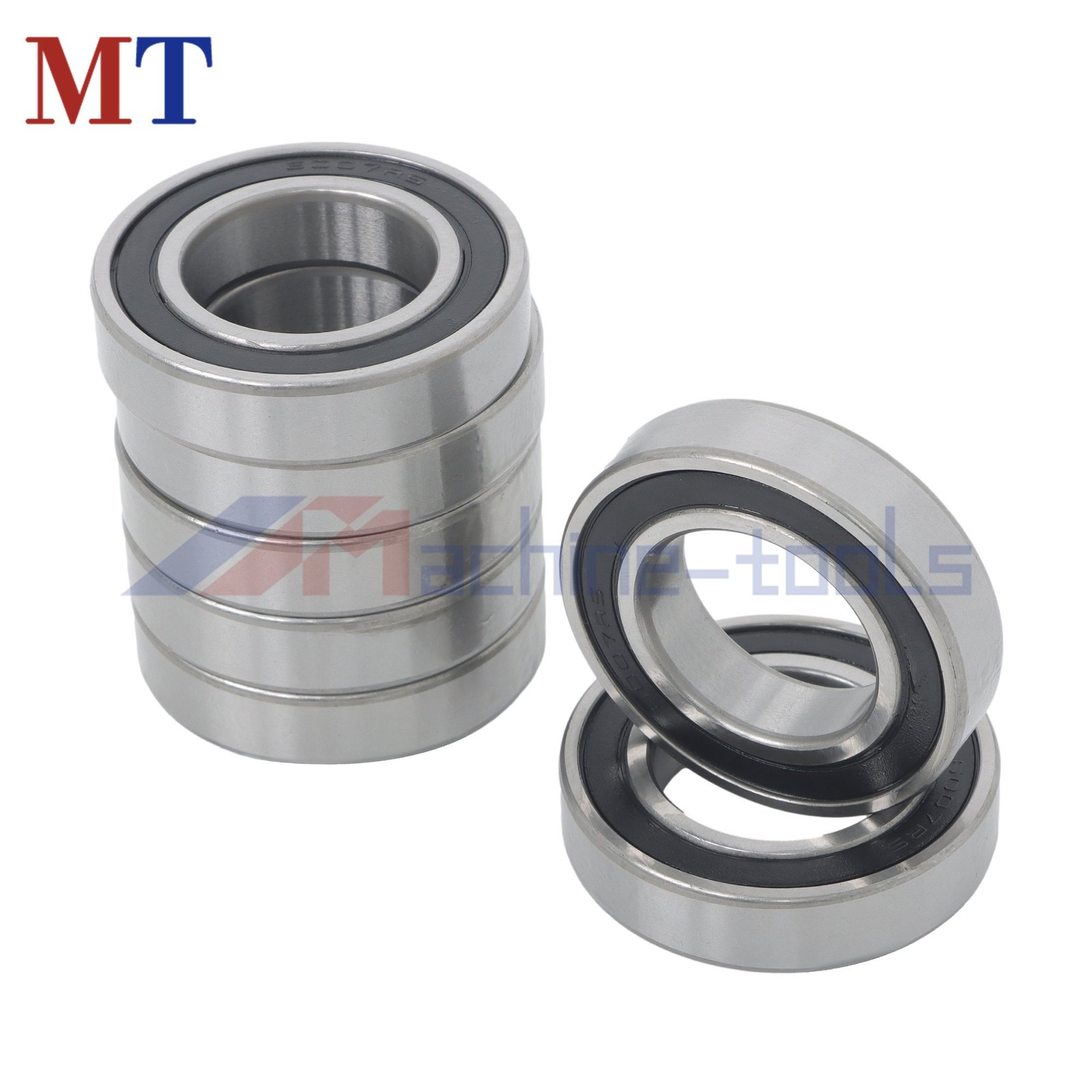 6007-2RS Rubber Sealed Ball Bearings 10pcs 35x62x14mm Set