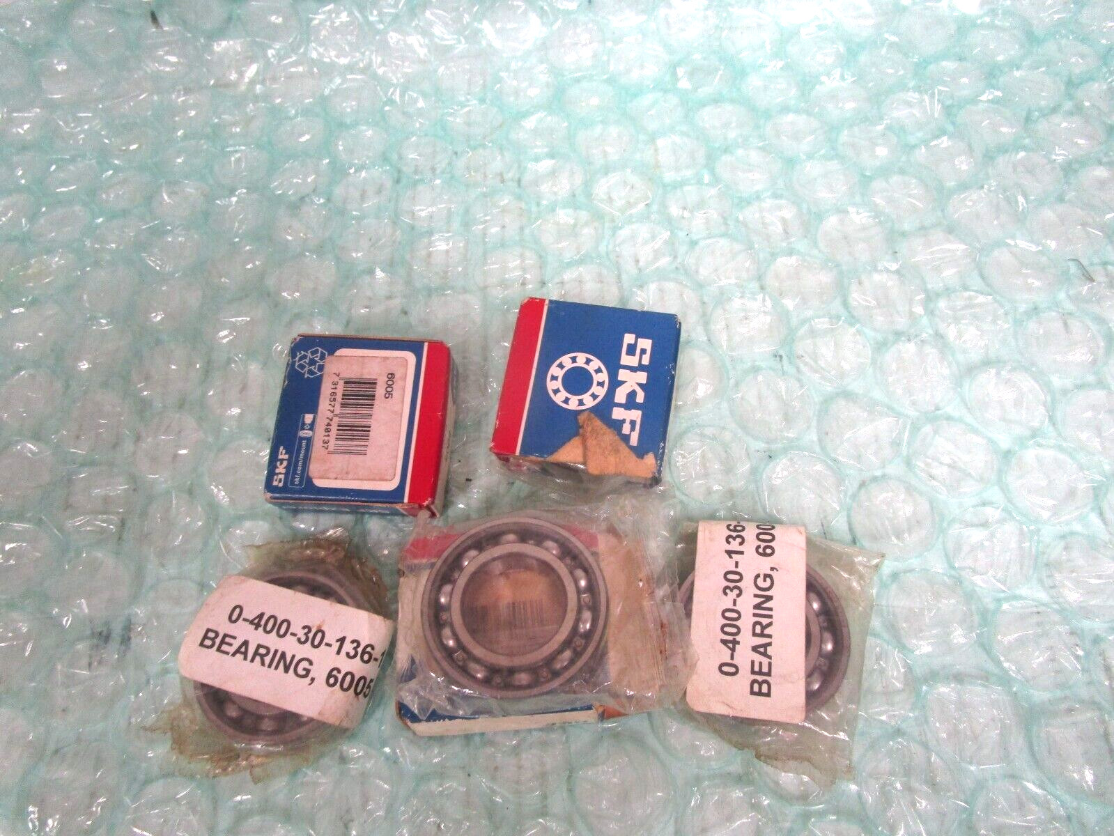 New LOT OF 5 SKF 6005 Open Ball Bearing