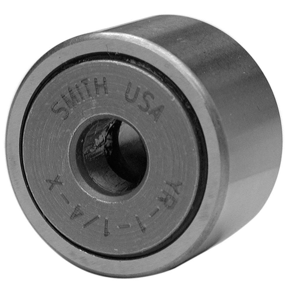 SMITH BEARING YR-1-1/2-X Yoke Roller,1 1/2 in Dia,Std,Dbl Seal 11Y191