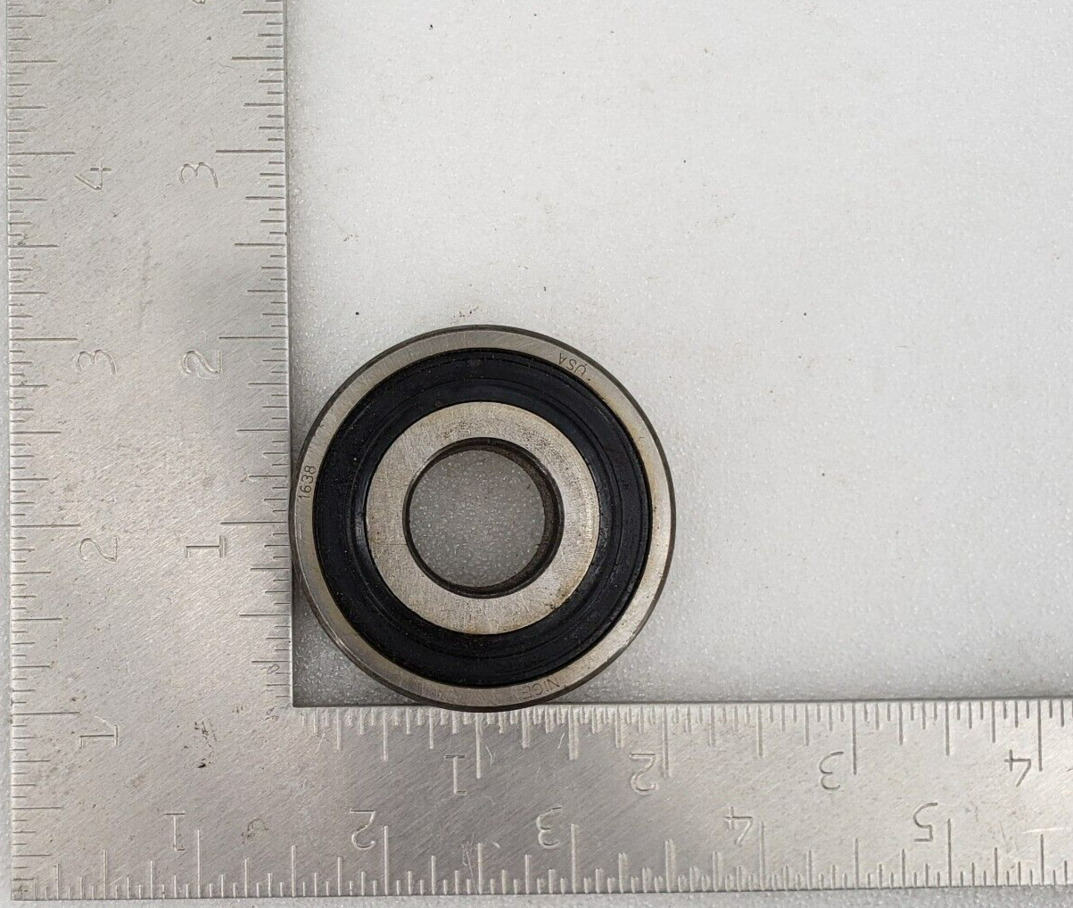 Nice (RBC Bearings) 1638DCTNTG18 Radial Deep Groove Ball Bearing Lot Of 2