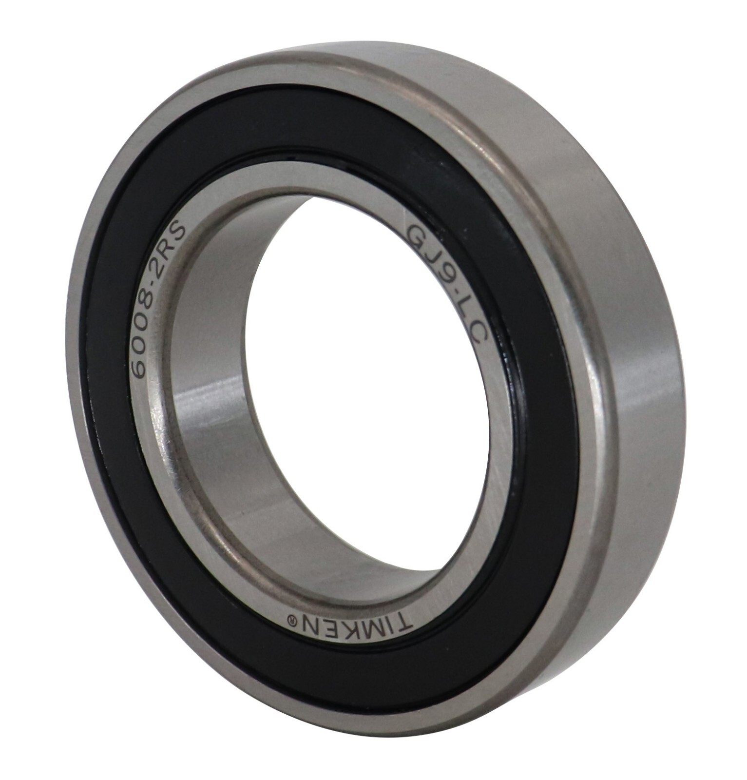 2 PACK 6008-2RS TIMKEN 40X68X15 Double Rubber Seal Ball Bearings Metal