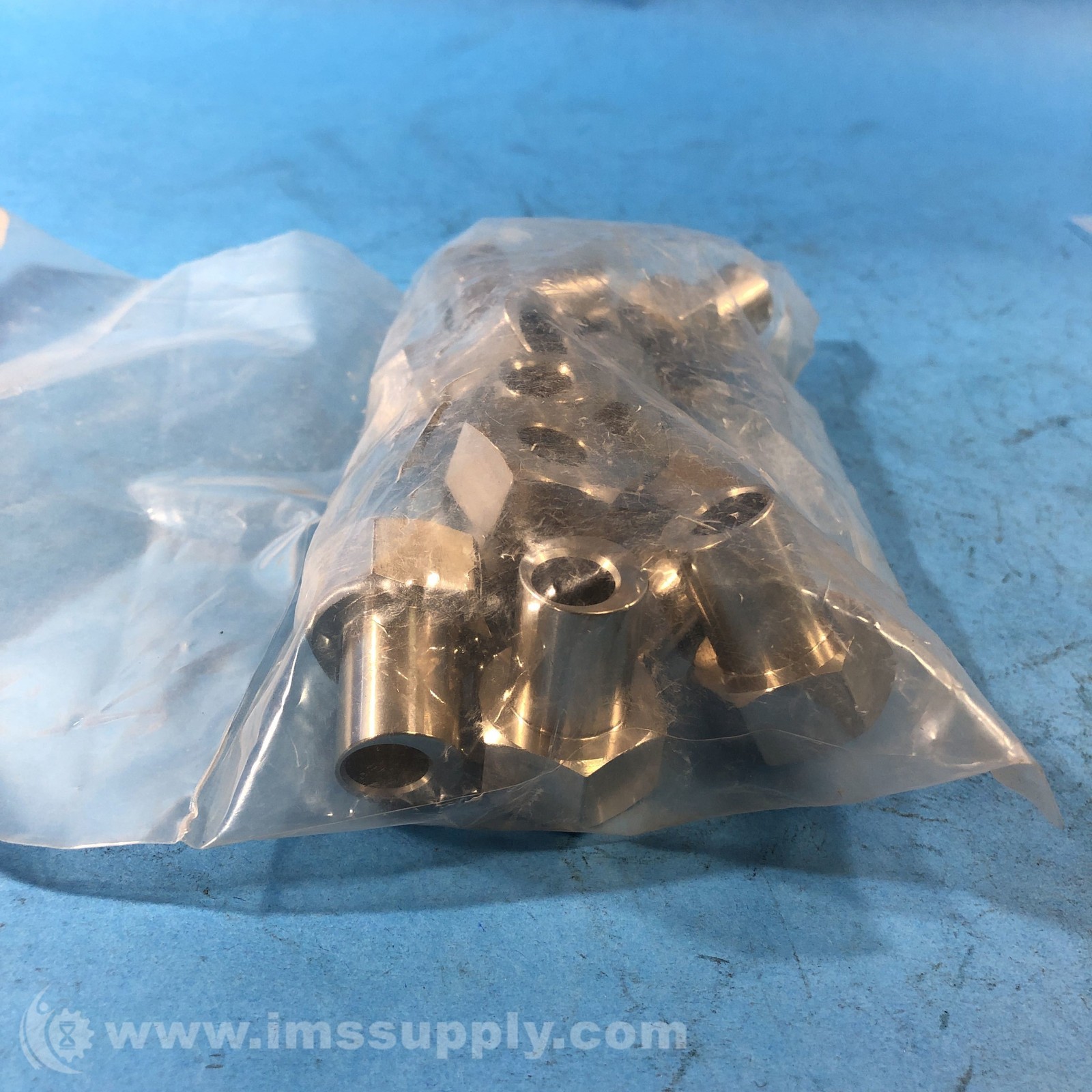 71073 Pack of 10 Hex Steel Flanged Bushings FNFP