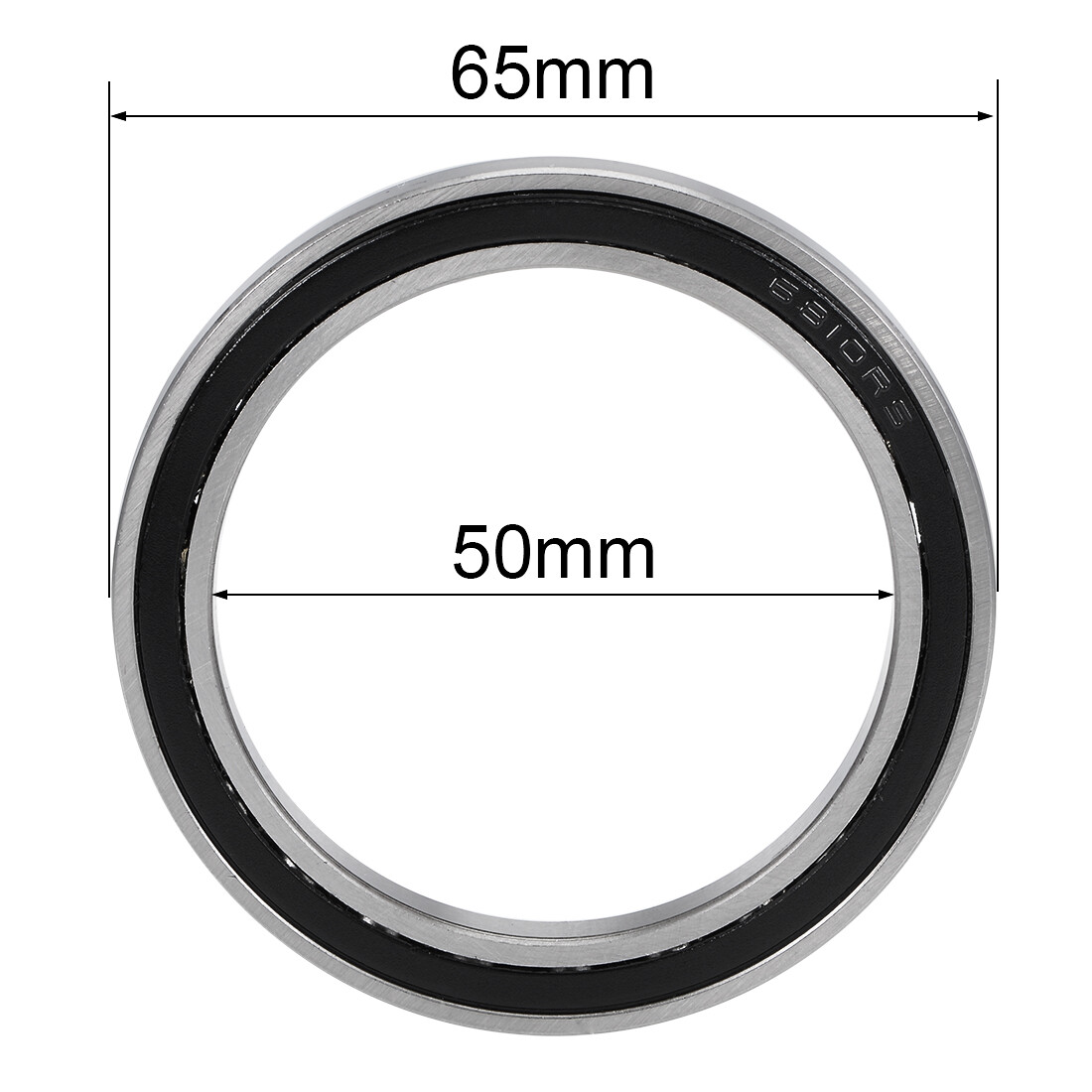 2pcs 6810-2RS Deep Groove Ball Bearings Double Sealed Chrome Steel Z2