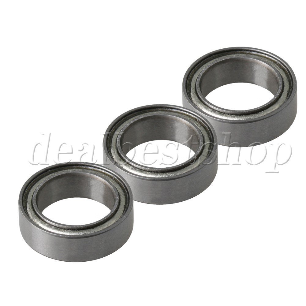 60pcs 8x12x3.5mm MR128ZZ Metal Micro Miniature Ball Bearing Bearings