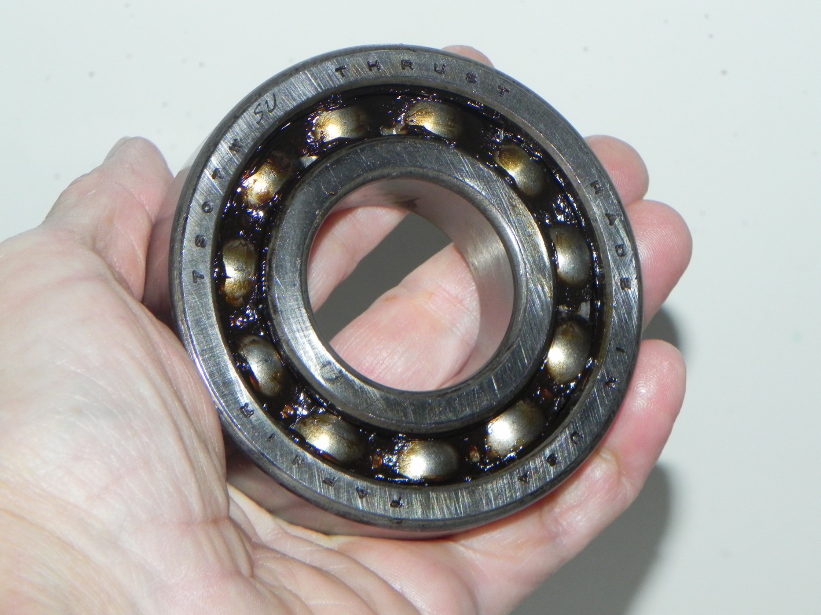 Fafnir 7307W Thrust Angular Bearing, unsealed 35 mm Bore 80 mm OD 21 mm Width