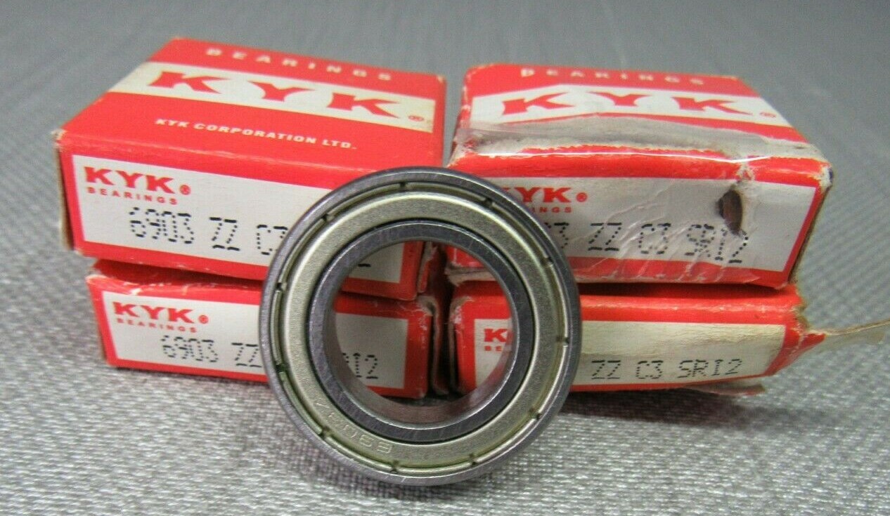 KYK 6903ZZC3 SRI2 Ball Bearing Lot of 4