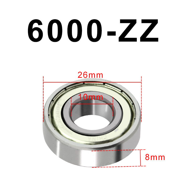 Rubber Or Metal Seals Ball Bearing (RZ/ZZ) 6000/6001/6002/6003/6004/6005~6210
